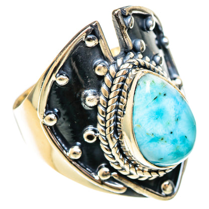 Larimar Rings handcrafted by Ana Silver Co - RING108455 - Photo 2