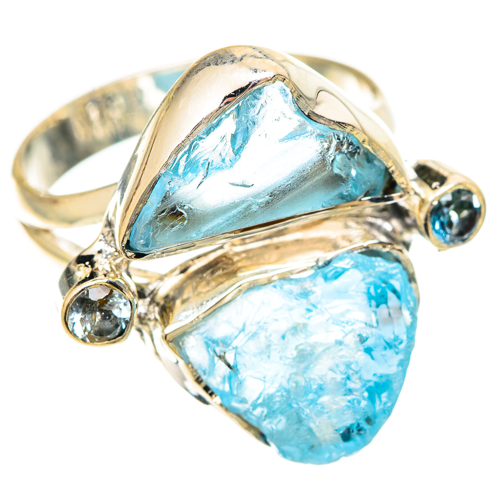 Aquamarine Rings handcrafted by Ana Silver Co - RING108456 - Photo 2