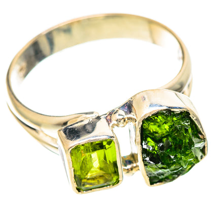 Chrome Diopside Rings handcrafted by Ana Silver Co - RING108462 - Photo 2
