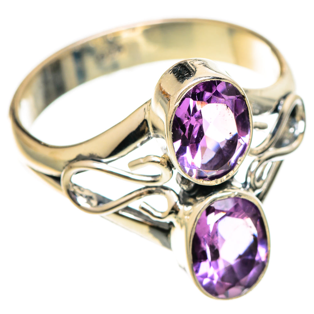 Amethyst Rings handcrafted by Ana Silver Co - RING108467 - Photo 2
