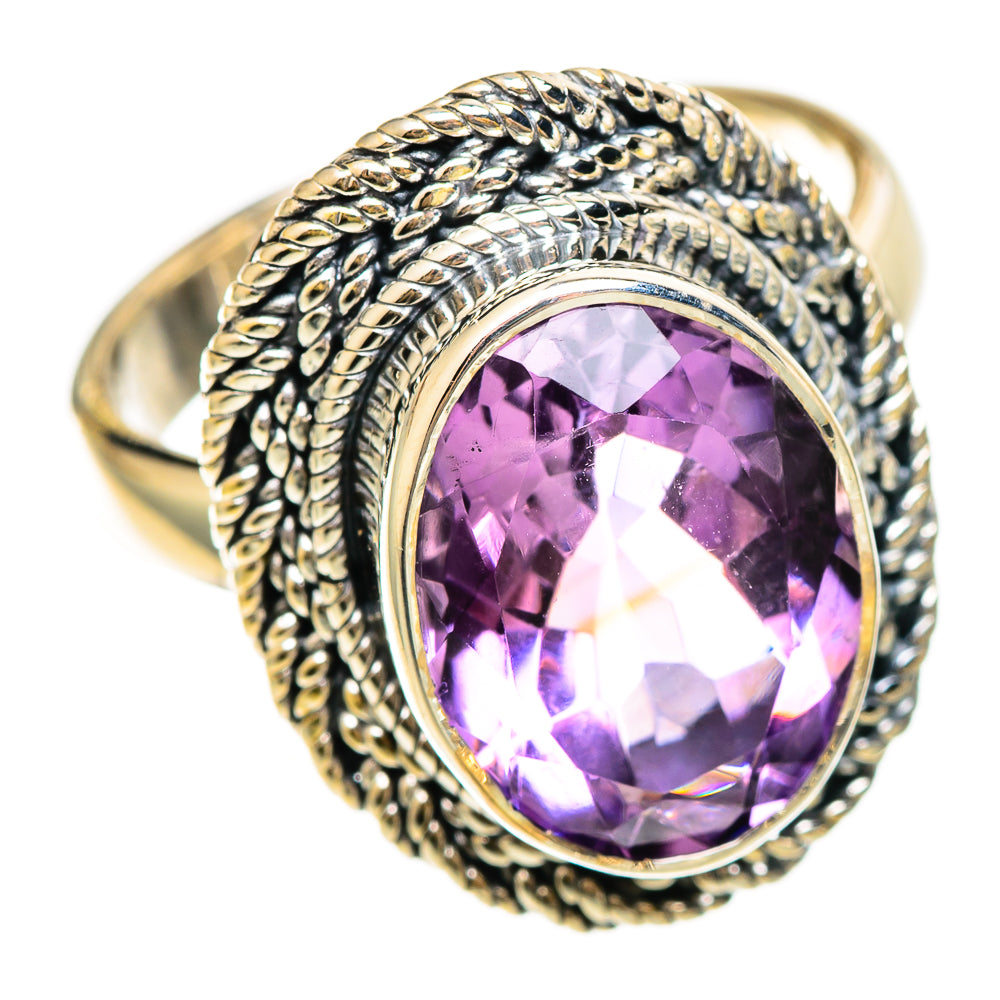 Amethyst Rings handcrafted by Ana Silver Co - RING108469 - Photo 2