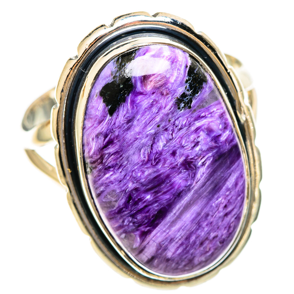 Charoite Rings handcrafted by Ana Silver Co - RING108470 - Photo 2