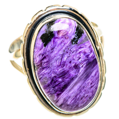 Charoite Rings handcrafted by Ana Silver Co - RING108470 - Photo 2