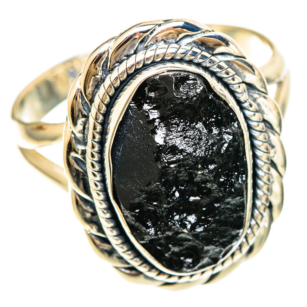 Tektite Rings handcrafted by Ana Silver Co - RING108472 - Photo 2