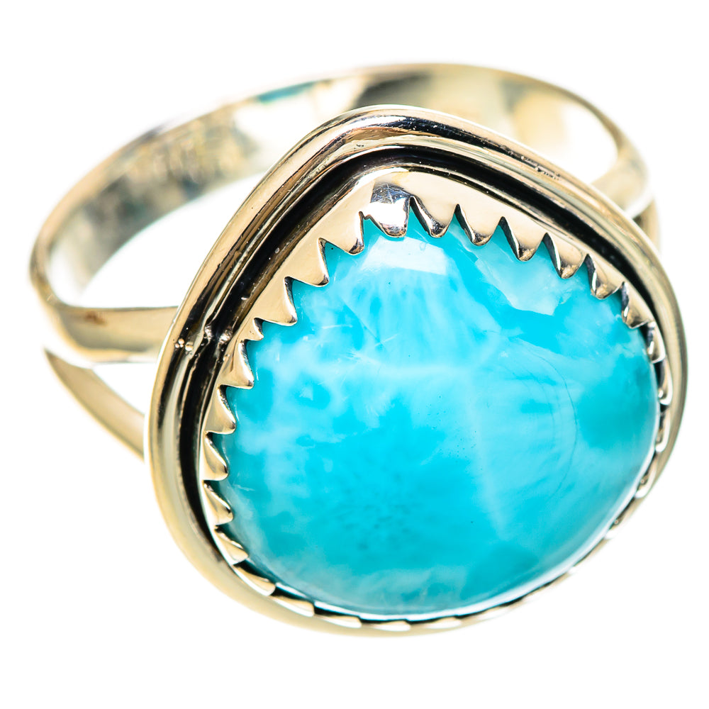 Larimar Rings handcrafted by Ana Silver Co - RING108483 - Photo 2