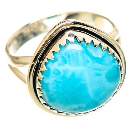 Larimar Rings handcrafted by Ana Silver Co - RING108483 - Photo 2