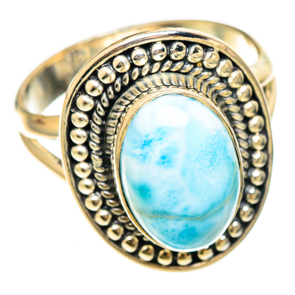 Larimar Rings handcrafted by Ana Silver Co - RING108485 - Photo 2