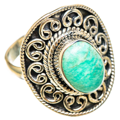 Amazonite Rings handcrafted by Ana Silver Co - RING108490 - Photo 2