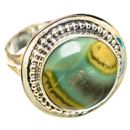 Polychrome Jasper Rings handcrafted by Ana Silver Co - RING108493 - Photo 2