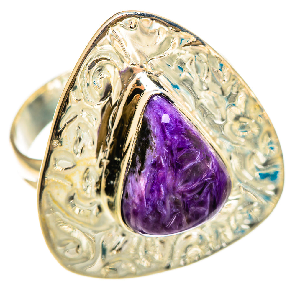 Charoite Rings handcrafted by Ana Silver Co - RING108500 - Photo 2
