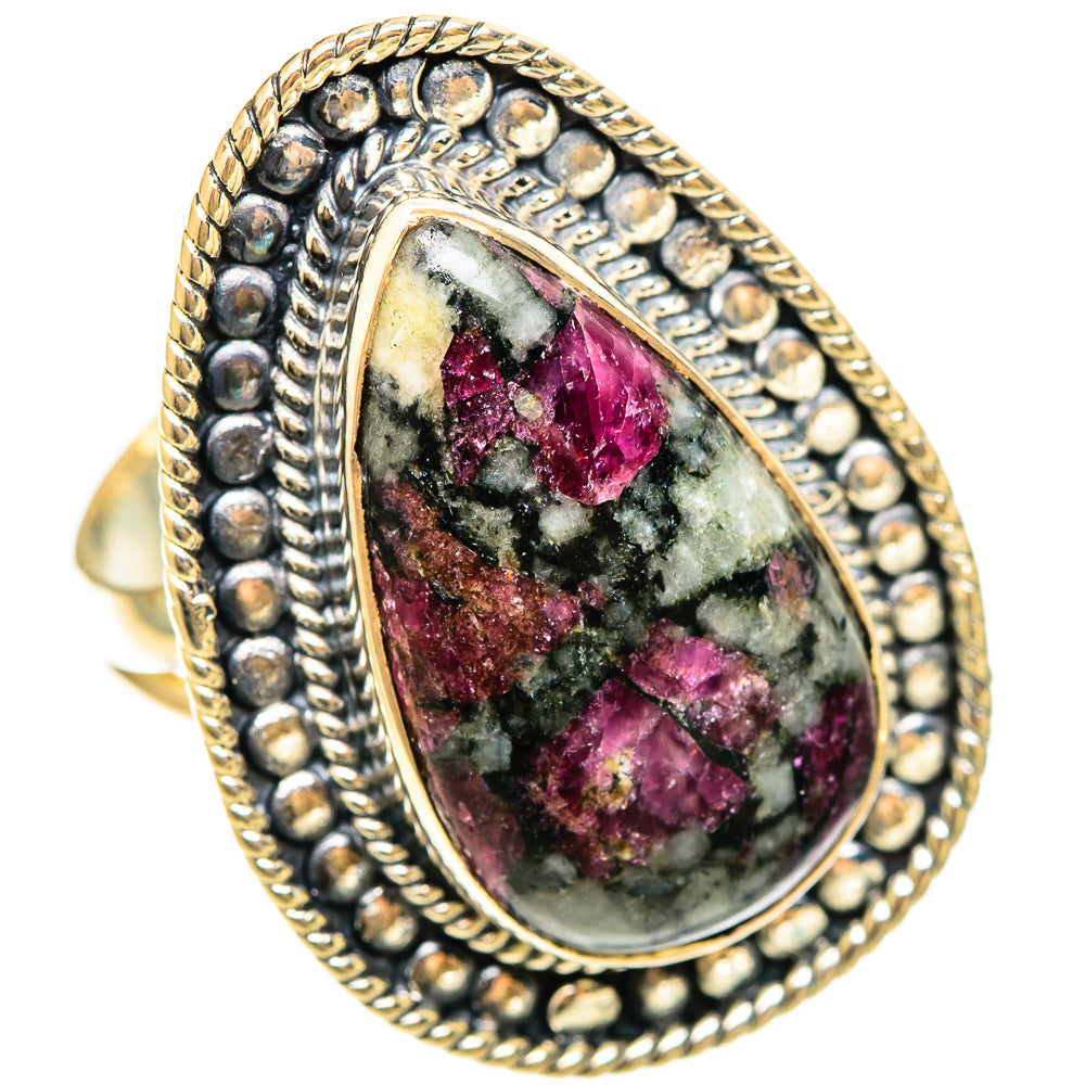Russian Eudialyte Rings handcrafted by Ana Silver Co - RING108503 - Photo 2