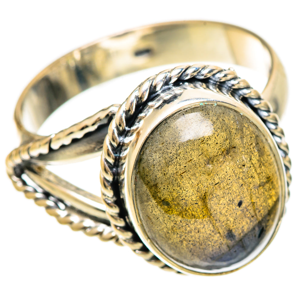 Labradorite Rings handcrafted by Ana Silver Co - RING108519 - Photo 2