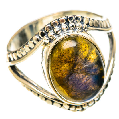 Labradorite Rings handcrafted by Ana Silver Co - RING108523 - Photo 2