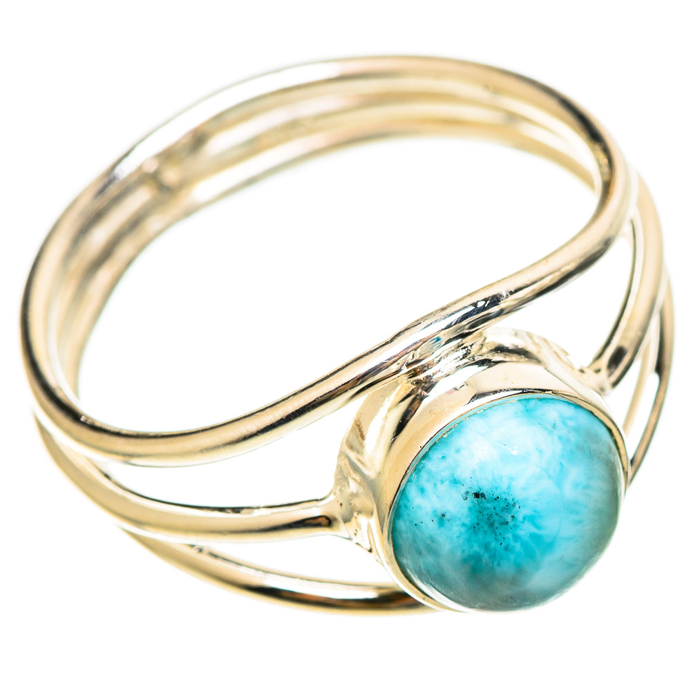 Larimar Rings handcrafted by Ana Silver Co - RING108524 - Photo 2