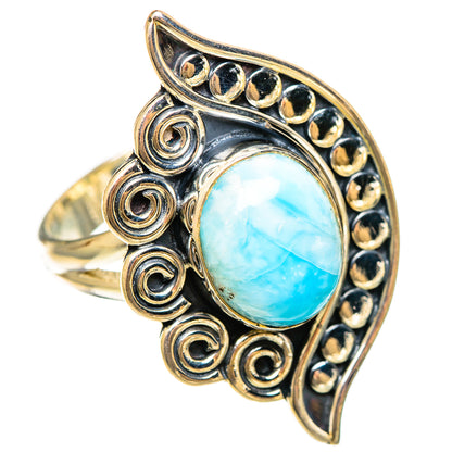 Larimar Rings handcrafted by Ana Silver Co - RING108525 - Photo 2