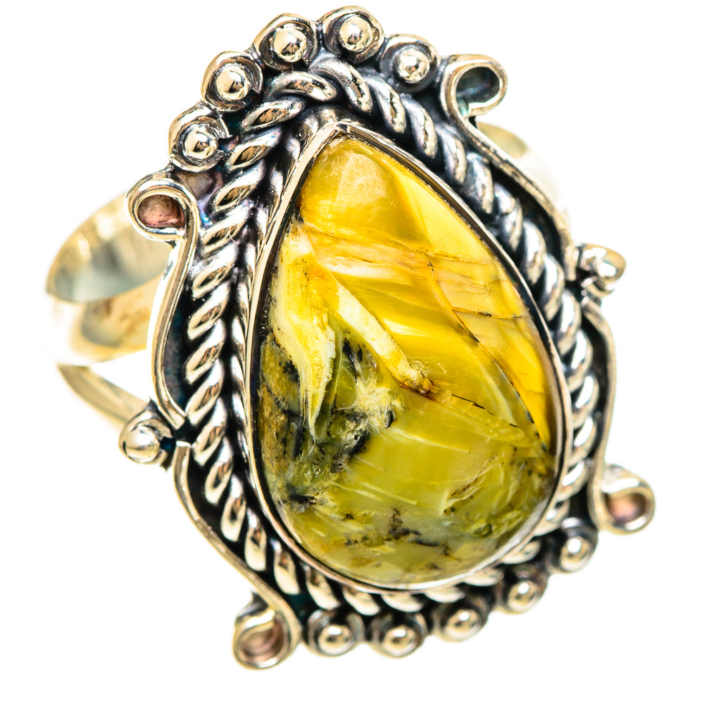 Rainforest Jasper Rings handcrafted by Ana Silver Co - RING108530 - Photo 2