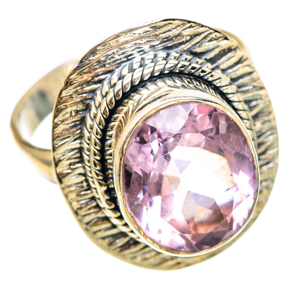 Pink Amethyst Rings handcrafted by Ana Silver Co - RING108538 - Photo 2