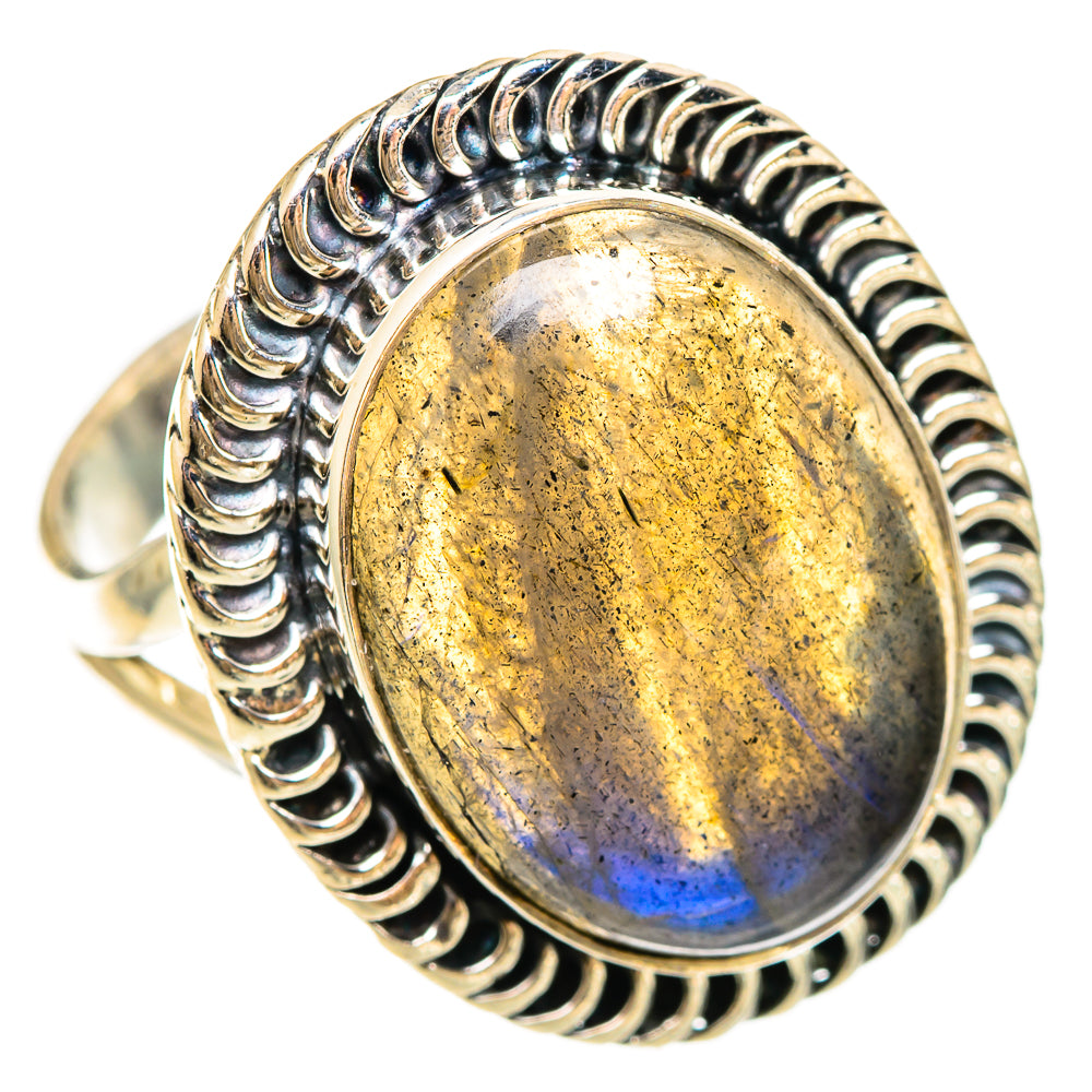 Labradorite Rings handcrafted by Ana Silver Co - RING108550 - Photo 2