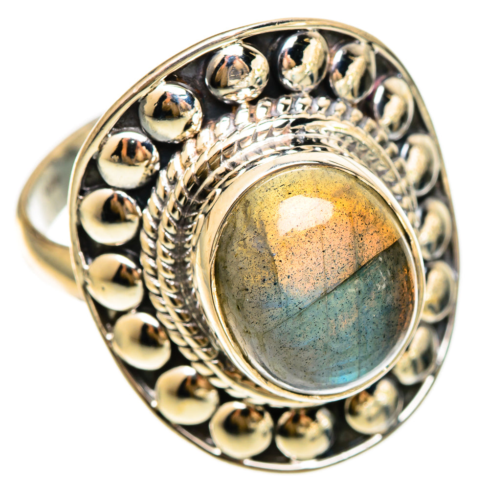 Labradorite Rings handcrafted by Ana Silver Co - RING108552 - Photo 2