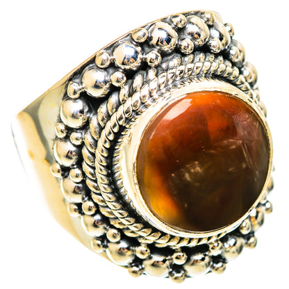 Mexican Fire Agate Rings handcrafted by Ana Silver Co - RING108568 - Photo 2