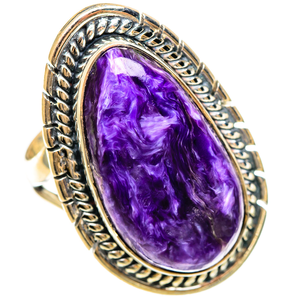 Charoite Rings handcrafted by Ana Silver Co - RING108572 - Photo 2