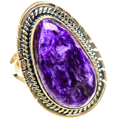 Charoite Rings handcrafted by Ana Silver Co - RING108572 - Photo 2