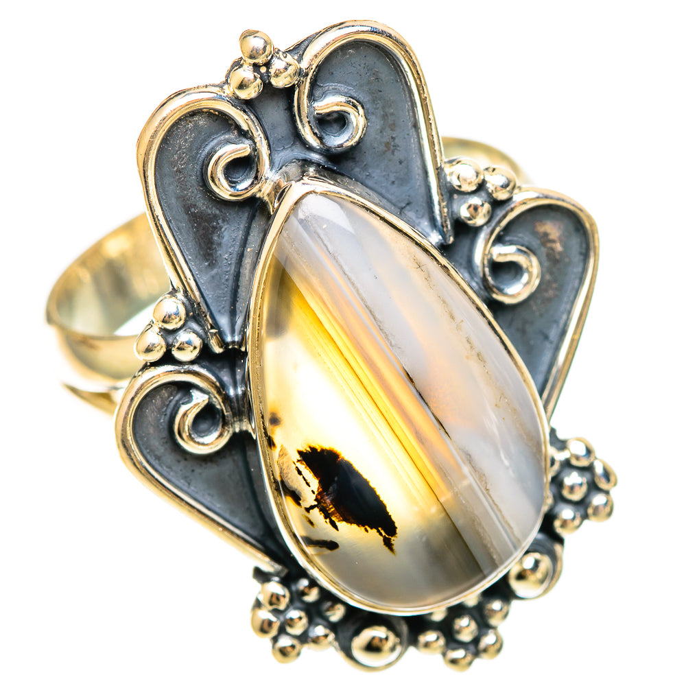 Montana Agate Rings handcrafted by Ana Silver Co - RING108573 - Photo 2