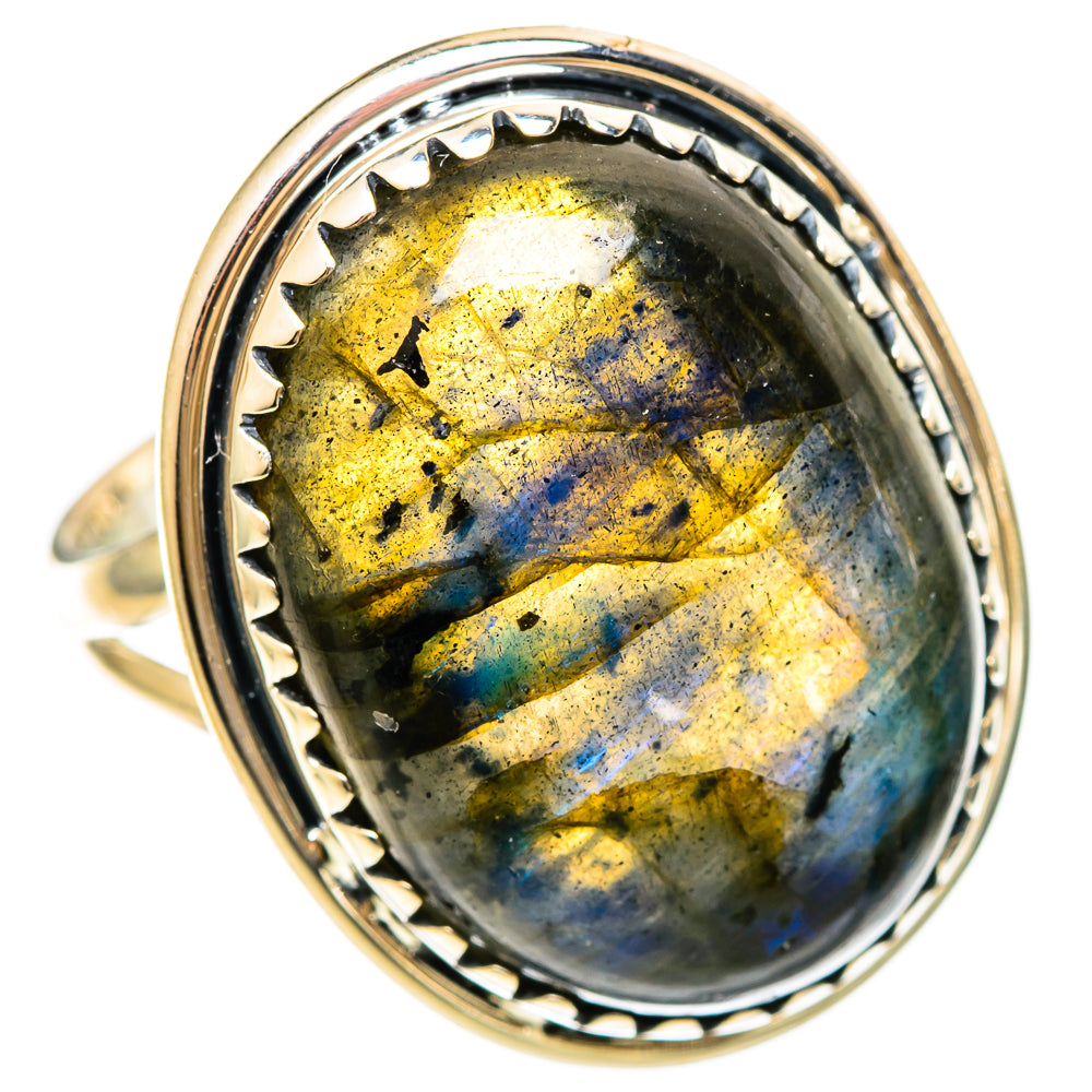 Labradorite Rings handcrafted by Ana Silver Co - RING108584 - Photo 2