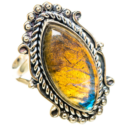 Labradorite Rings handcrafted by Ana Silver Co - RING108586 - Photo 2