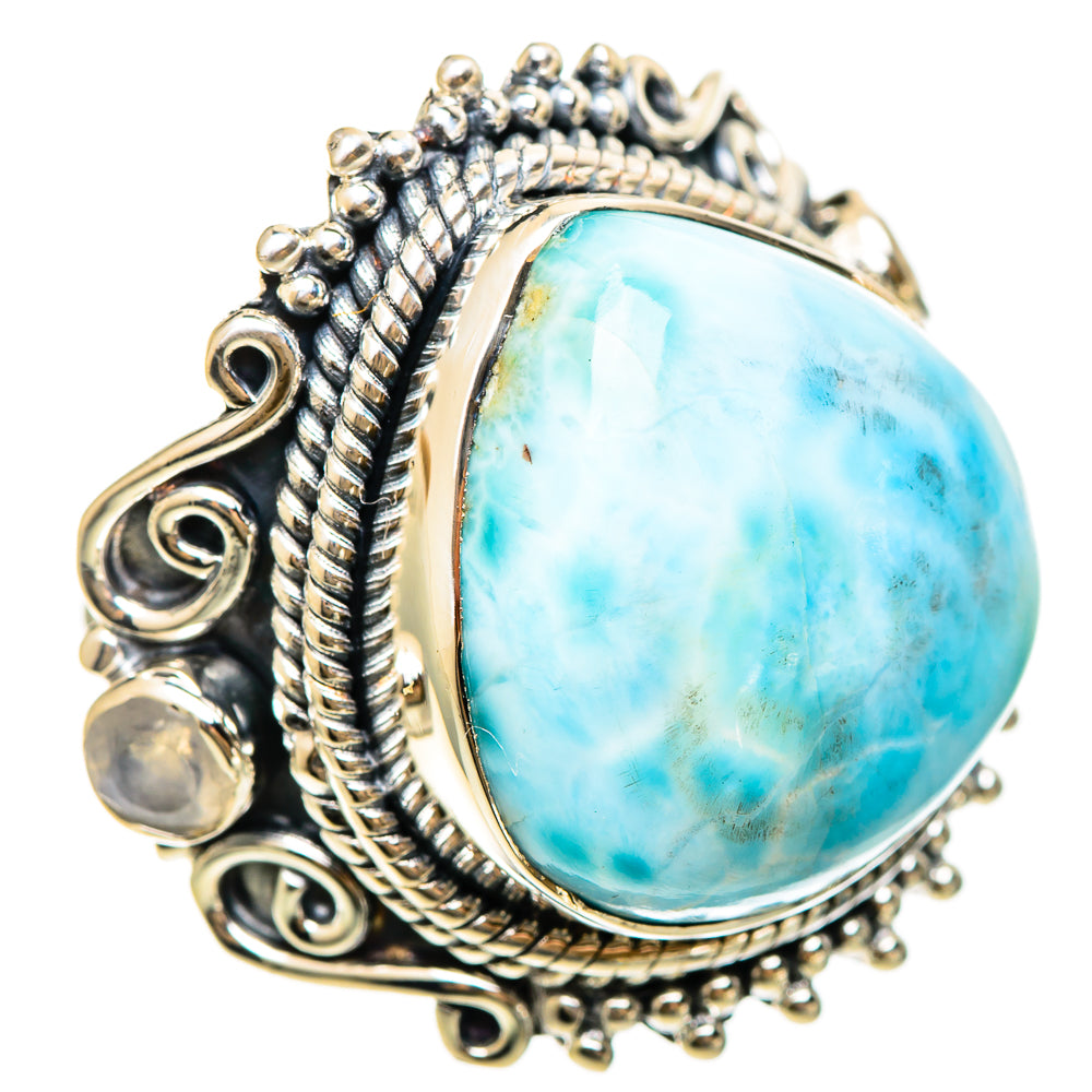 Larimar Rings handcrafted by Ana Silver Co - RING108587 - Photo 2