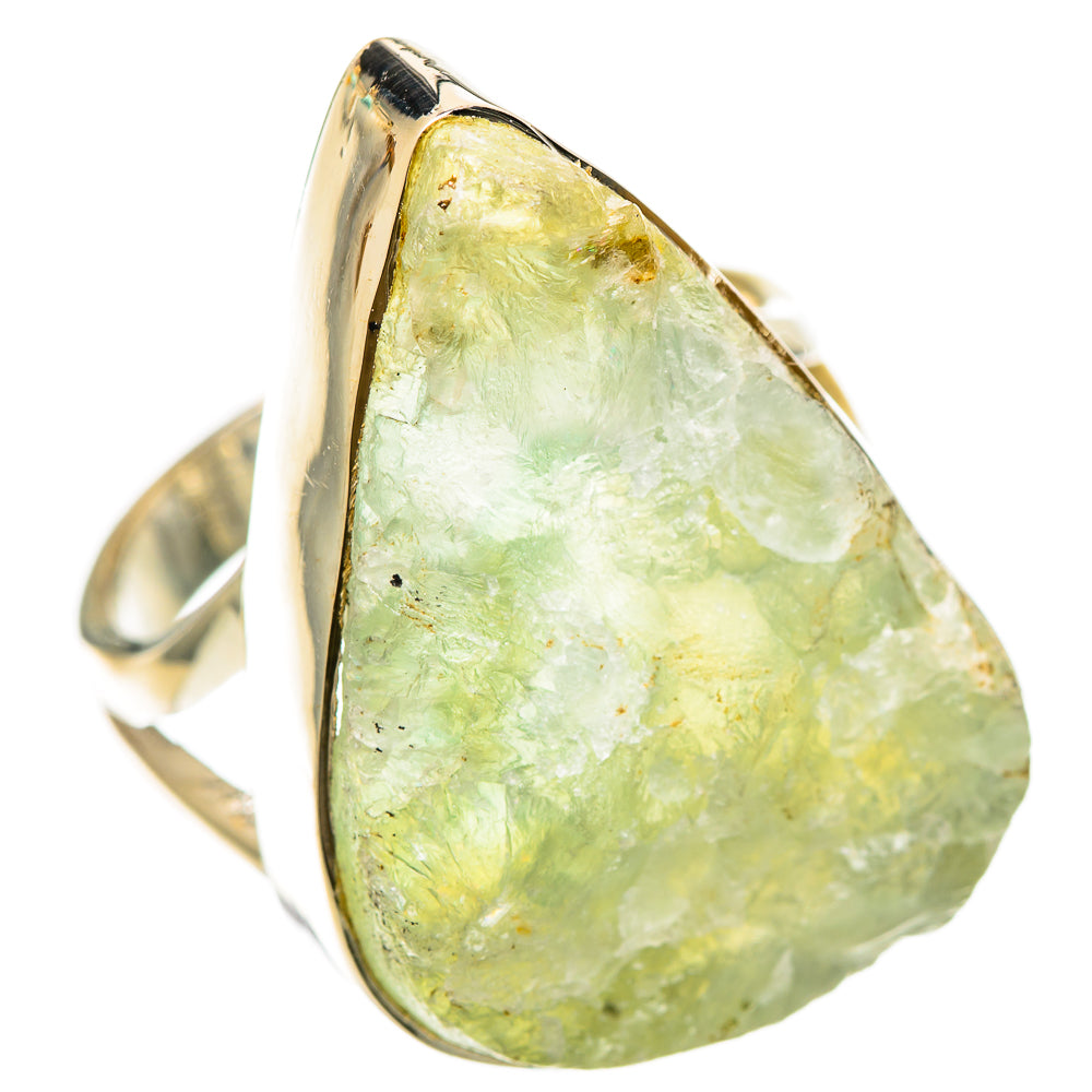 Prehnite Rings handcrafted by Ana Silver Co - RING108590 - Photo 2