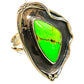 Green Copper Composite Turquoise Rings handcrafted by Ana Silver Co - RING108591 - Photo 2