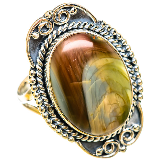 Polychrome Jasper Rings handcrafted by Ana Silver Co - RING108598 - Photo 2