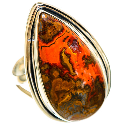 Moroccan Agate Rings handcrafted by Ana Silver Co - RING108602 - Photo 2