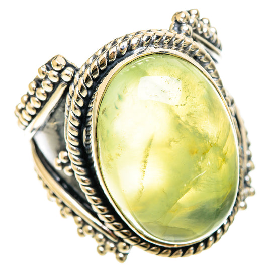 Prehnite Rings handcrafted by Ana Silver Co - RING108620 - Photo 2