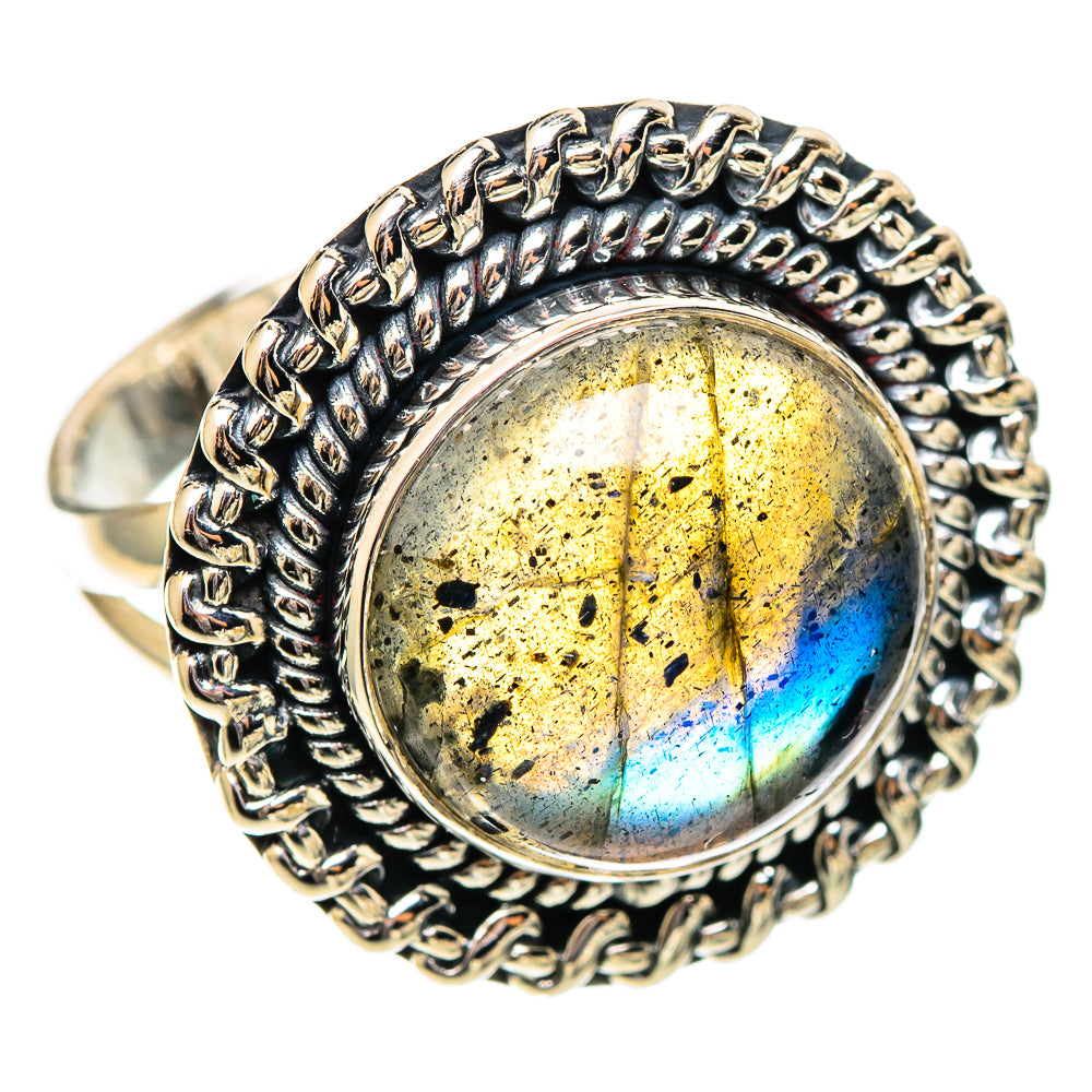 Labradorite Rings handcrafted by Ana Silver Co - RING108632 - Photo 2
