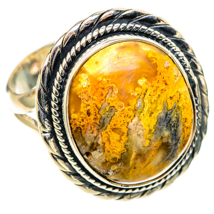 Plume Agate Rings handcrafted by Ana Silver Co - RING108642 - Photo 2