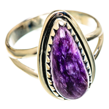 Charoite Rings handcrafted by Ana Silver Co - RING108648 - Photo 2