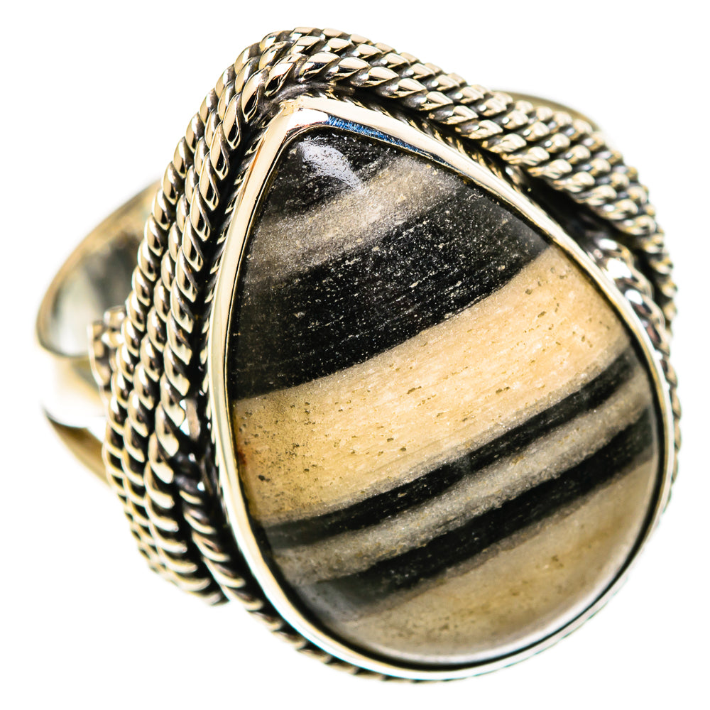 Pinolith Jasper Rings handcrafted by Ana Silver Co - RING108651 - Photo 2