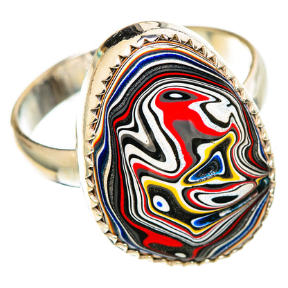 Fordite Rings handcrafted by Ana Silver Co - RING108658 - Photo 2