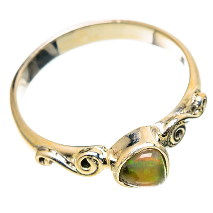 Ethiopian Opal Rings handcrafted by Ana Silver Co - RING108661 - Photo 2