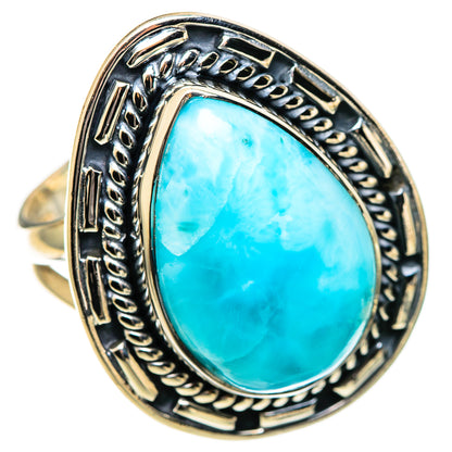 Larimar Rings handcrafted by Ana Silver Co - RING108662 - Photo 2
