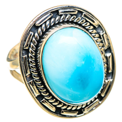 Larimar Rings handcrafted by Ana Silver Co - RING108664 - Photo 2