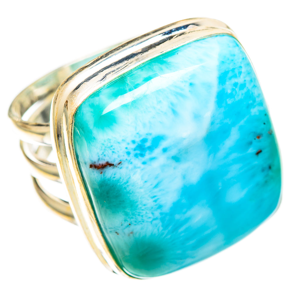 Larimar Rings handcrafted by Ana Silver Co - RING108666 - Photo 2