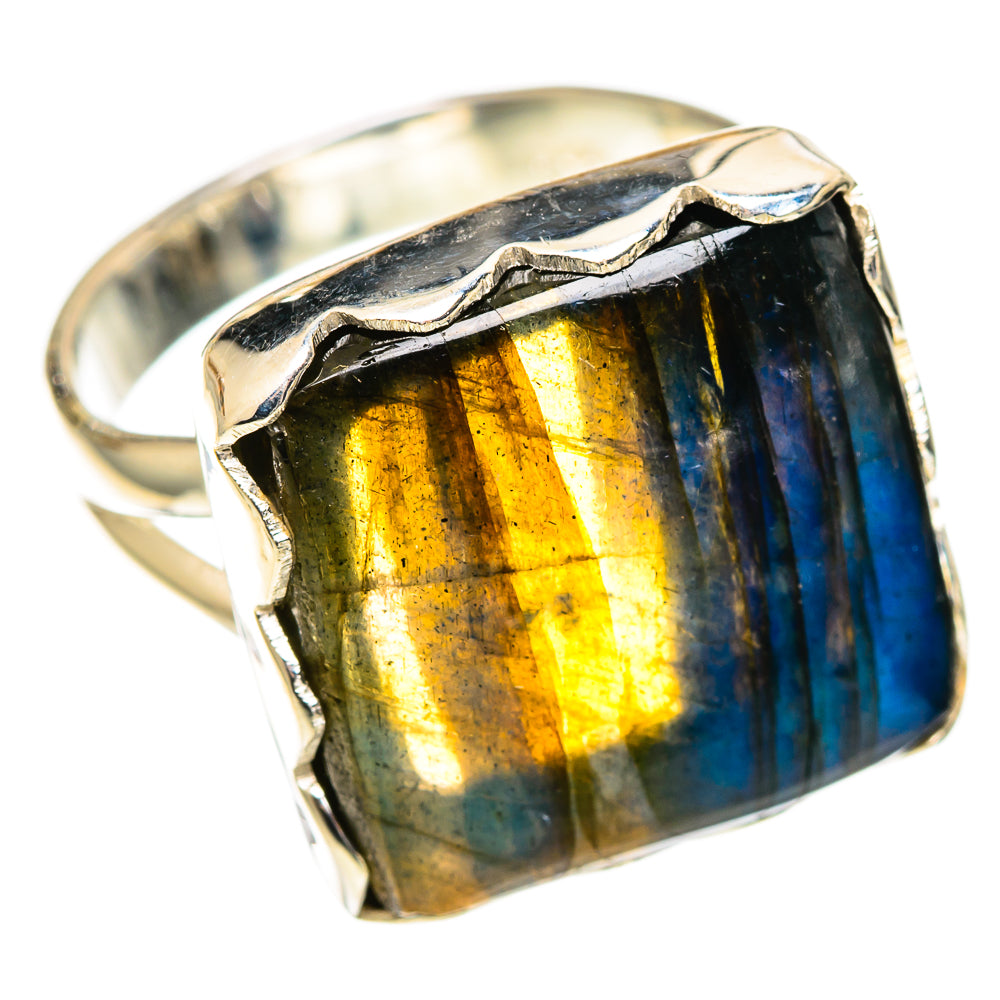 Labradorite Rings handcrafted by Ana Silver Co - RING108669 - Photo 2
