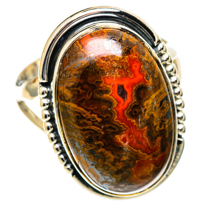 Moroccan Agate Rings handcrafted by Ana Silver Co - RING108675 - Photo 2