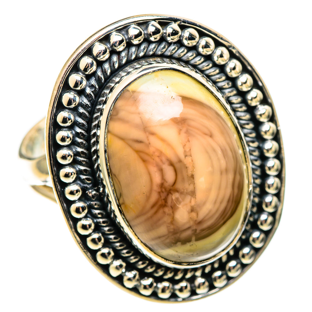 Polychrome Jasper Rings handcrafted by Ana Silver Co - RING108676 - Photo 2