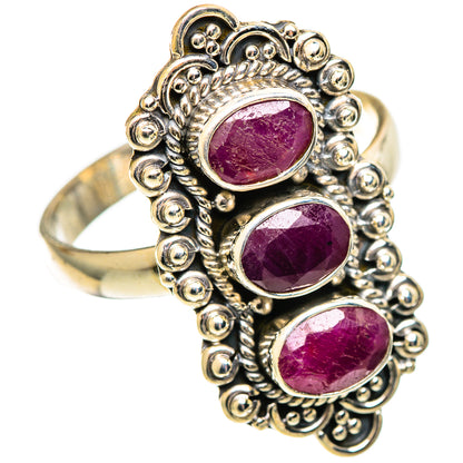 Ruby Rings handcrafted by Ana Silver Co - RING108679 - Photo 2