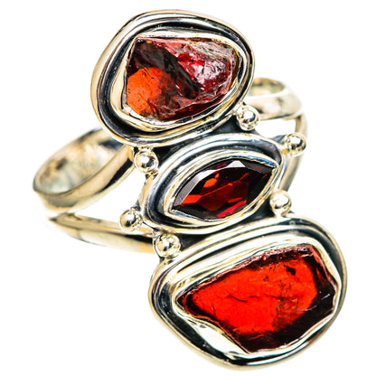 Garnet Rings handcrafted by Ana Silver Co - RING108682 - Photo 2
