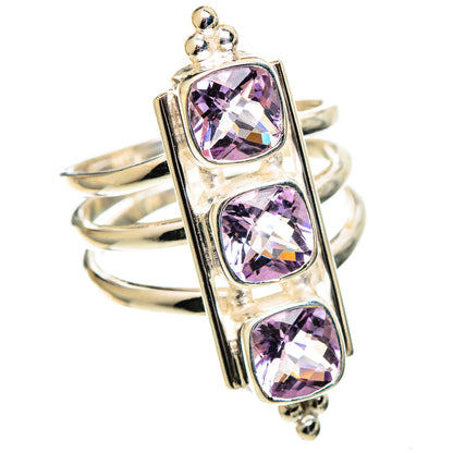 Amethyst Rings handcrafted by Ana Silver Co - RING108683 - Photo 2